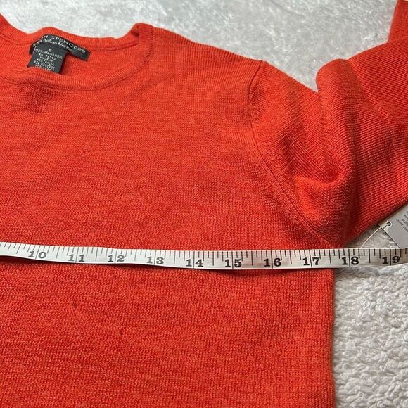 Sarah Spencer Orange Crew Neck Sweater - Picture 7 of 12